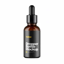 The Amber Dropper Bottle